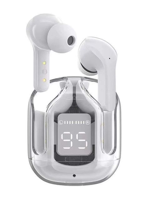 Air 31 Earbuds Wireless Crystal Transparent, with cover