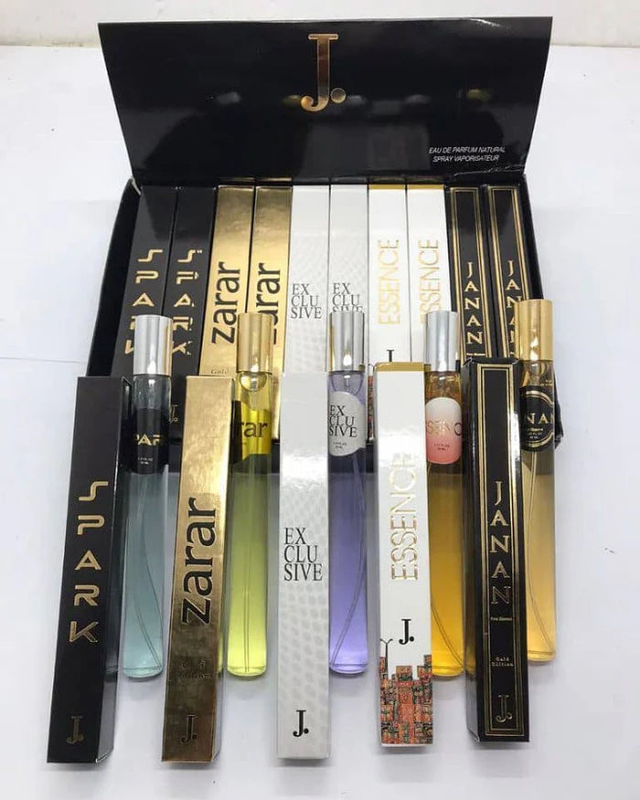 j. Imported Perfumes Pack Of 5 Azadi Sale 50% Off