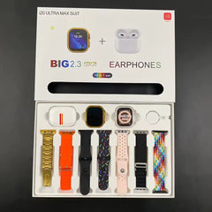 Orignal i20 Ultra Max 10 in 1 Smart Watch+Earphones | Men/Women