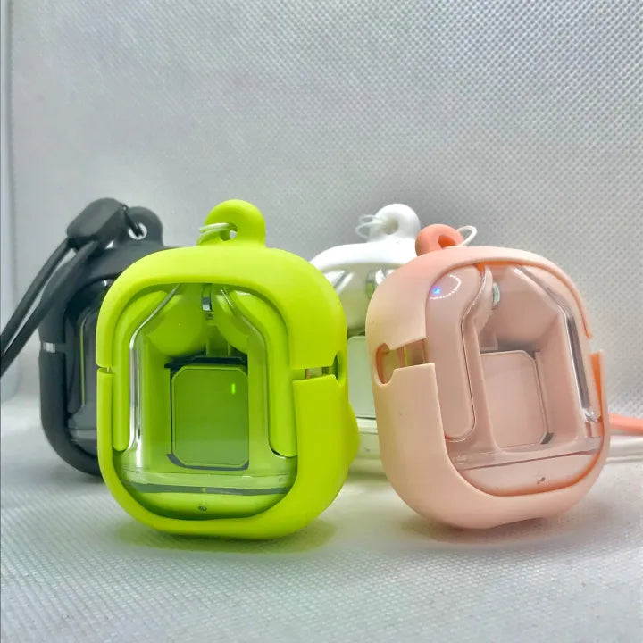 Air 31 Earbuds Wireless Crystal Transparent, with cover