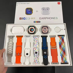 Orignal i20 Ultra Max 10 in 1 Smart Watch+Earphones | Men/Women