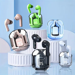 Air 31 Earbuds Wireless Crystal Transparent, with cover