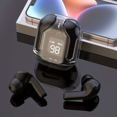 Air 31 Earbuds Wireless Crystal Transparent, with cover