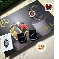 New High Quality WS-L9 Smartwatch Set Series9 7in2 Watch 8 Waterproof straps Bands 2 watches ultra 8 WS-L9 Smart Watch For Couples