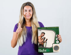 Power Resistance Elastic Band 12 Piece Set with Belt- 145kg
